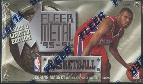 1995/96 Fleer Metal Series 1 Basketball Retail Box 